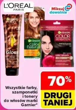 Carrefour Wszystkie Farby, szamponetki i tonery do włosów marki Garnier oferta