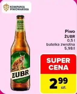 Carrefour Piwo ŻUBR oferta