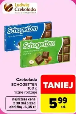 Carrefour Czekolada Schogetten oferta