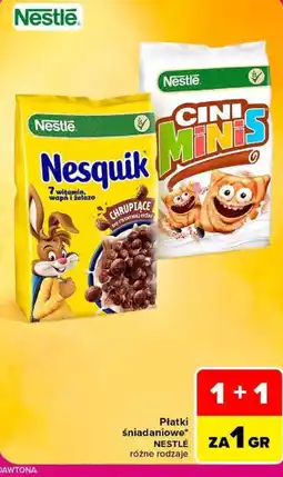 Carrefour Płatki śniadaniowe* NESTLÉ różne rodzaje oferta