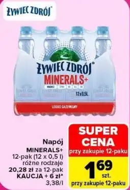 Carrefour Napój MINERALS+ oferta