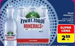 Carrefour Napój MINERALS+ oferta