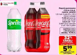 Carrefour Napój gazowany COCA-COLA, FANTA, SPRITE oferta