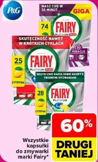Carrefour Kapsułki do zmywarki Fairy oferta