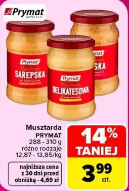 Carrefour Musztarda Prymat oferta