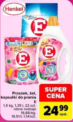 Carrefour Proszek, żel, kapsułki do prania E oferta