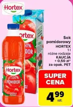 Carrefour Sok pomidorowy Hortex oferta