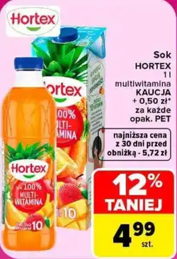 Carrefour Sok Hortex multiwitamina oferta