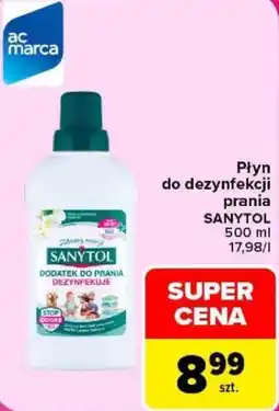 Carrefour Płyn do dezynfekcji prania SANYTOL oferta