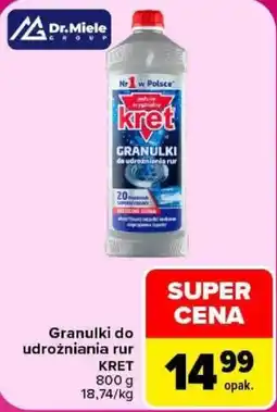 Carrefour Granulki do udrożniania rur KRET oferta