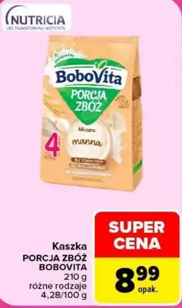 Carrefour Kaszka PORCJA ZBÓŻ BOBOVITA oferta