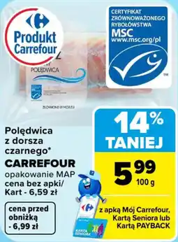 Carrefour Market Polędwica z dorsza czarnego oferta