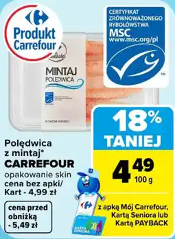 Carrefour Market Polędwica z mintaj* oferta