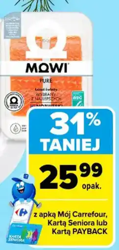 Carrefour Market MOWI PURE Łosoś krewetki oferta