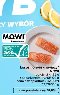 Carrefour Market Łosoś norweski świeży* MOWI oferta