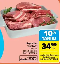 Carrefour Market Szponder wołowy oferta