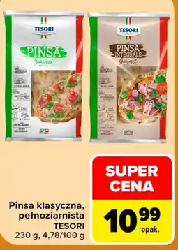 Carrefour Market Pinsa klasyczna, pełnoziarnista TESORI oferta