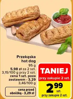 Carrefour Market Przekąska hot dog oferta