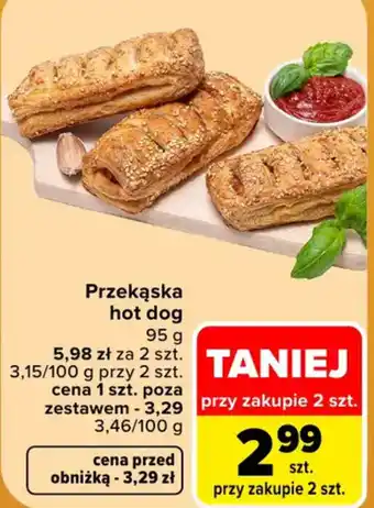 Przekąska hot dog