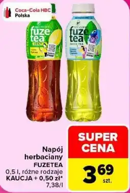Carrefour Napój herbaciany FUZETEA oferta