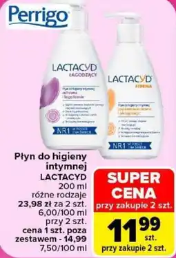 Carrefour Płyn do higieny intymnej LACTACYD oferta