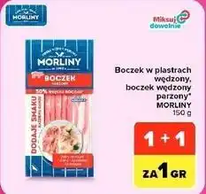 Carrefour Market Boczek w plastrach wędzony, boczek wędzony parzony Morliny oferta