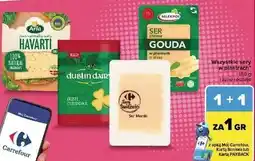 Carrefour Market Wszystkie sery w plastrach różne rodzaje oferta