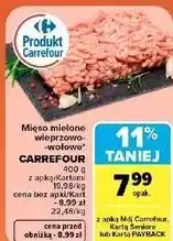 Carrefour Market Mięso mielone wieprzowo-wołowe CARREFOUR oferta