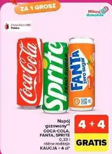 Carrefour Market Napój gazowany Coca-Cola, Fanta, Sprite oferta
