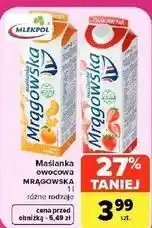 Carrefour Market Maślanka owocowa Mrągowska oferta