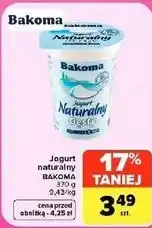 Carrefour Market Jogurt naturalny gęsty Bakoma oferta