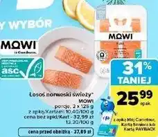 Carrefour Market Łosoś norweski świeży MOWI oferta
