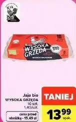 Carrefour Market Jaja bio Wysoka Grzęda 10 szt oferta