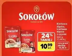 Carrefour Market Kiełbasa śląska, kiełbasa śląska z szynki Sokołów oferta