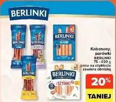 Carrefour Market Kabanosy, parówki Berlinki oferta