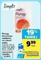 Carrefour Market Pstrąg łososiowy wędzony na zimno SIMPL oferta