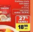 Carrefour Market Kiełbasa biała Naturino Sokołów oferta