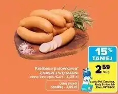 Carrefour Market Kiełbasa parówkowa Z Naszej Wędzarni oferta