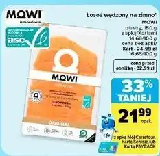 Carrefour Market Łosoś wędzony na zimno MOWI oferta