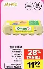 Carrefour Market Jaja od kur z wolnego wybiegu Omega3 Jajo-Pol 10 szt oferta