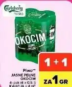 Carrefour Market Piwo Jasne Pełne Okocim 4-pak (4 x 0,5 l) oferta