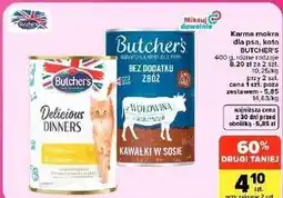Carrefour Market Karma mokra dla psa, kota BUTCHER'S oferta