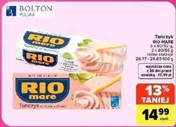 Carrefour Market Tuńczyk RIO MARE 3 x 80/52 g, 3 x 80/56 g różne rodzaje oferta