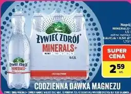 Carrefour Market Napój Żywiec Zdrój Minerals+ oferta