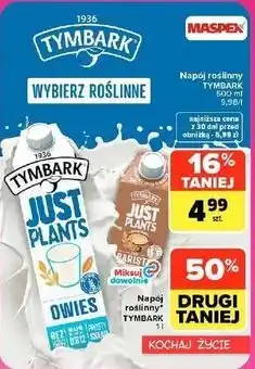 Carrefour Market Napój roślinny Tymbark oferta