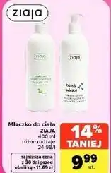 Carrefour Market Mleczko do ciała ZIAJA oferta