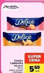 Carrefour Market Ciastka z galaretką Delicje Mondelez oferta