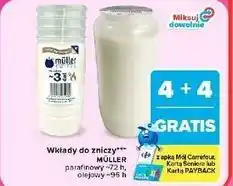 Carrefour Market Wkłady do zniczy Müller parafinowy ~72 h, olejowy ~95 h oferta
