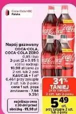 Carrefour Market Napój gazowany Coca-Cola, Coca-Cola Zero oferta