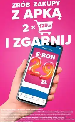 Carrefour Market E-bon 29 zł za zakupy z aplikacją Mój Carrefour oferta